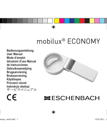 Eschenbach MOBILUX ECONOMY User Manual | Manualzz