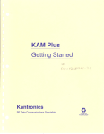 Kantronics KAM Plus Getting Started