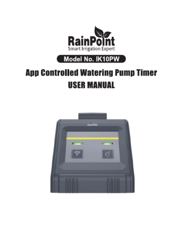 RainPoint WiFi Automatic Watering System Benutzerhandbuch | Manualzz