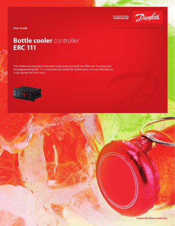 Danfoss ERC 111A Bottle cooler - 111 User Guide | Manualzz