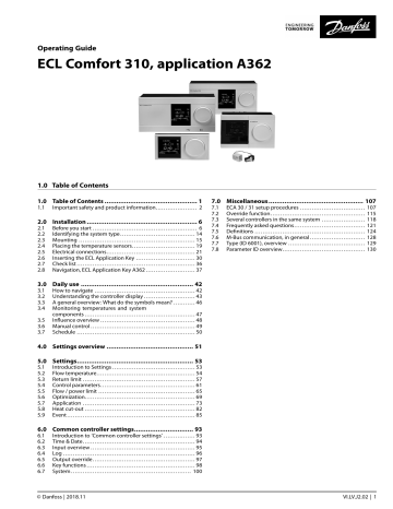 Ecl comfort 310 схема подключения