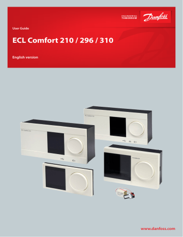 Danfoss ECL Comfort 296 210/ /310 User Guide | Manualzz