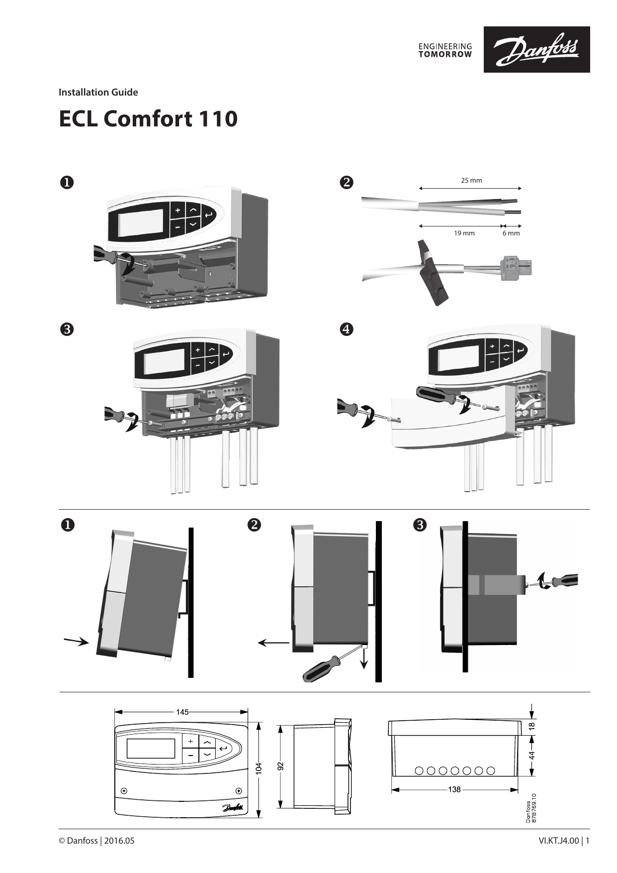 Схема ecl 110 подключения comfort