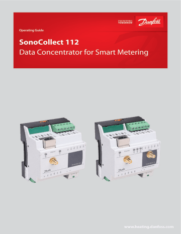 Danfoss SonoCollect 111 112 Operating Guide | Manualzz