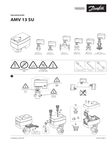 Danfoss AMV 13 SU Operating Guide | Manualzz