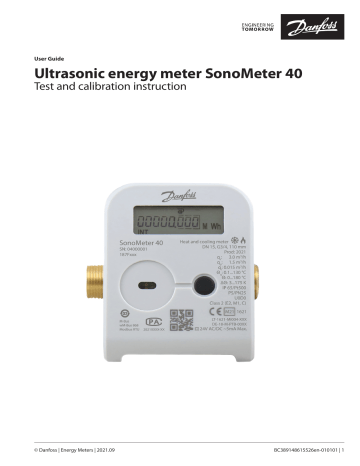 Danfoss SonoMeter 40 User Guide | Manualzz