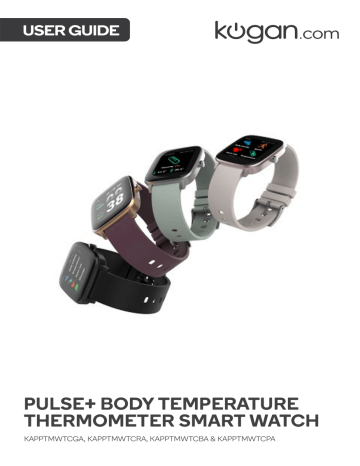 Kogan pulse+ body best sale temperature thermometer smart watch