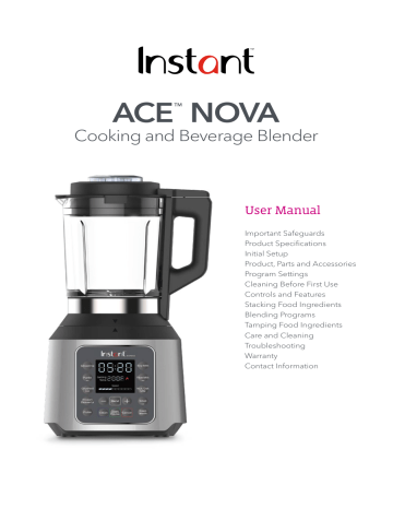 Instant ACE NOVA User Manual | Manualzz