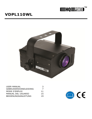 Velleman HQ-Power VDPL110WL Manual Del Usuario | Manualzz