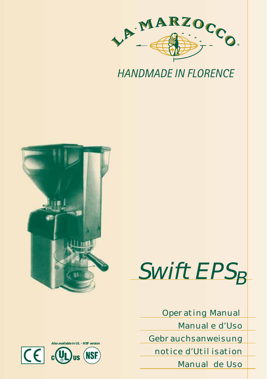 la marzocco swift epsb