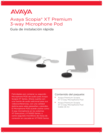 Avaya Scopia XT Premium Manual de usuario | Manualzz