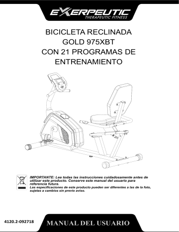 exerpeutic therapeutic fitness elliptical manual