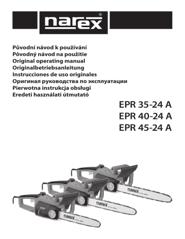 Narex EPR 35-24 A, EPR 40-24 A Instrukcja obsługi | Manualzz