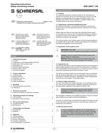 NATIONAL SR-W06N OPERATING INSTRUCTIONS MANUAL Pdf Download