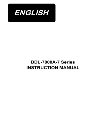 JUKI DDL-7000AS-7 Instruction Manual | Manualzz