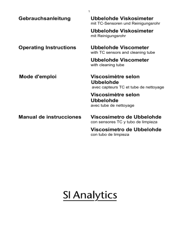 SCHOTT Instruments 562 Serie, 564 Serie Manual De Instrucciones | Manualzz