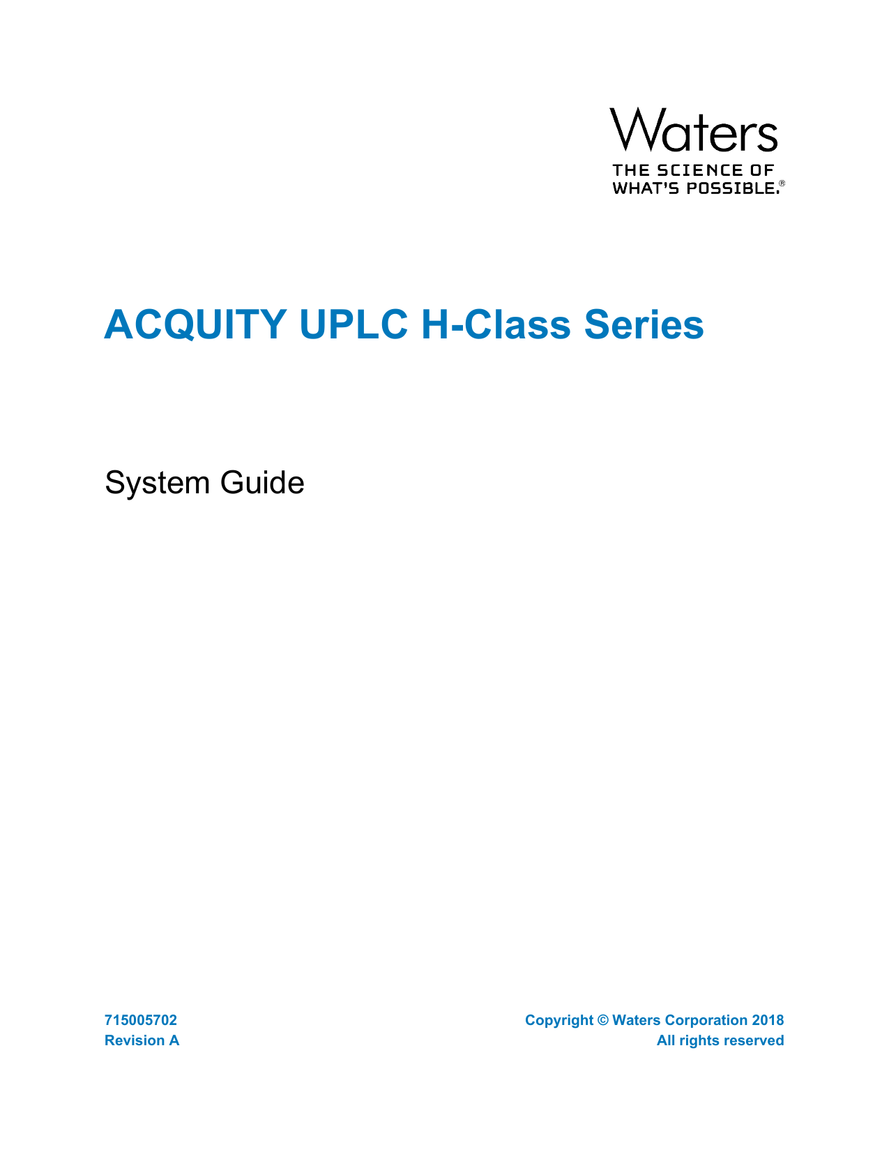 Waters Acquity UPLC H-Class System With QDa Mass Detector, 43% OFF