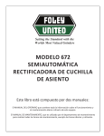 Foley United 672 Manual de usuario