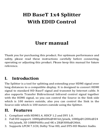 Playvision HBT-914H100 User Manual | Manualzz