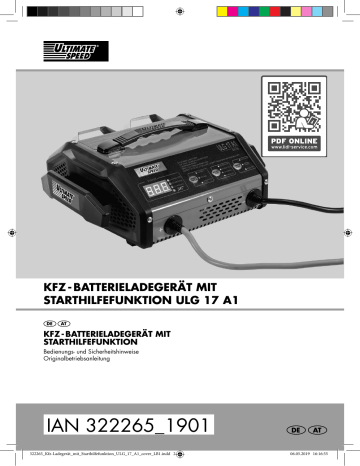 ULTIMATE SPEED ULG 17 A1 Originalbetriebsanleitung | Manualzz