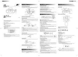 JVC RC-EX40V Instructions