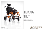 progeo Tekna Tilt User Manual