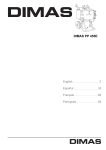 Dimas PP 455E Operator's Manual