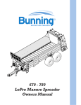 BUNNING LoPro 670, LoPro 780 Owner's Manual