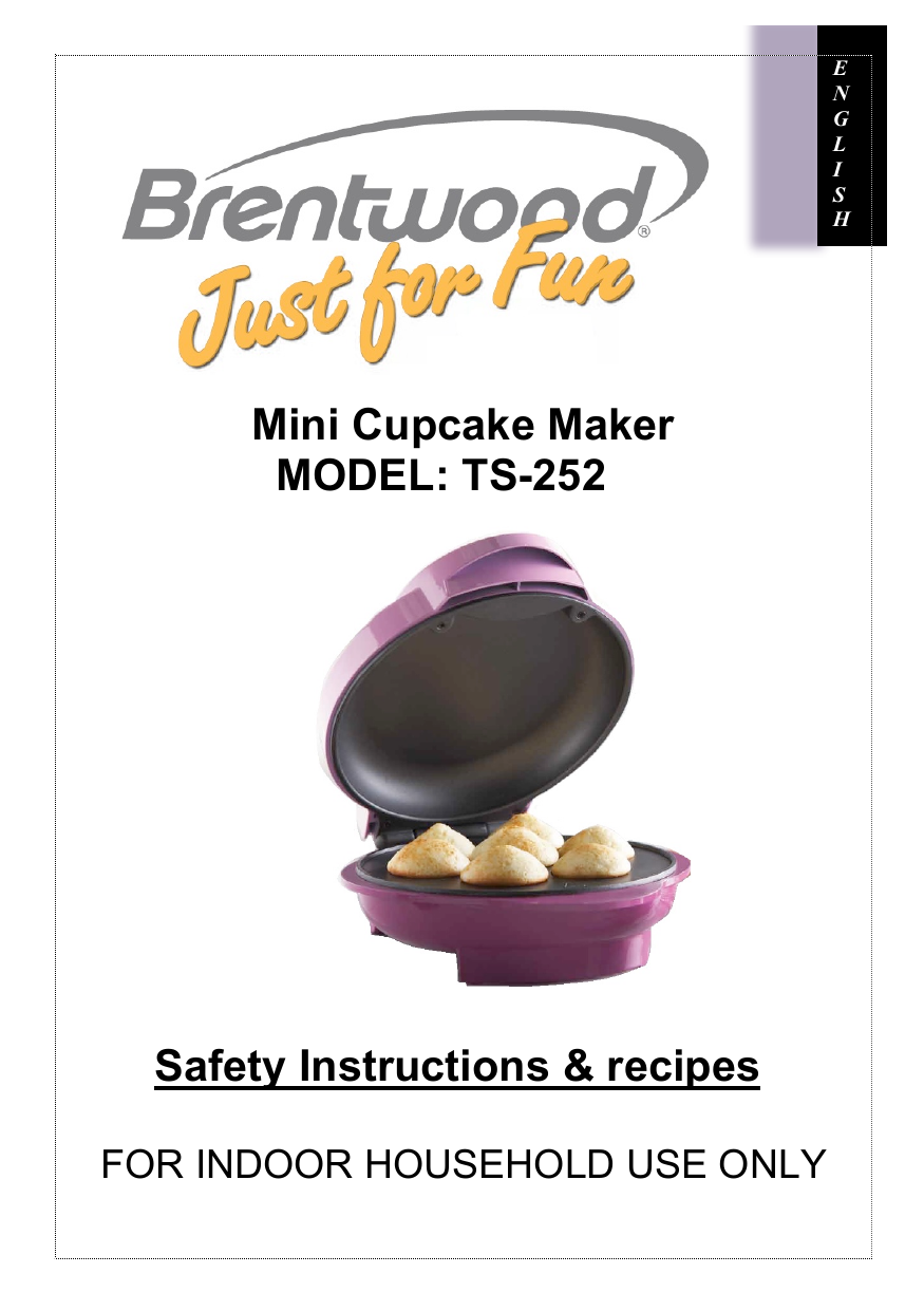 Brentwood TS 252 Mini Cupcake Maker