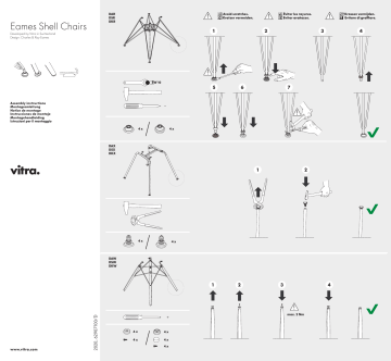 VITRA Eames Shell Chairs Montageanleitung | Manualzz