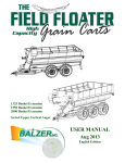 BALZER Field Floater User Manual