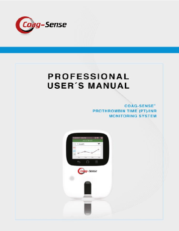 CoaguSense Coag-Sense PT/INR User Manual | Manualzz