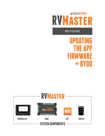 BMPRO RVMaster Help Manual | Manualzz