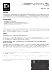 DecaLED 95350246, Controller 3 Mini Manual