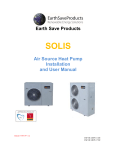 Earth Save Products SOLIS 17 Installation And User Manual