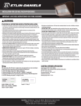 Etlin-Daniels WP42M Series Installation Instructions