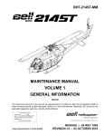 BELL HELICOPTER 214ST Maintenance Manual