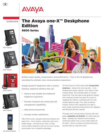 Avaya 9600 Telephone User Manual | Manualzz