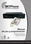 SkyPhone SP-832R Manual de usuario