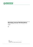 Altendorf ElmoDrive F45 Operating Manual
