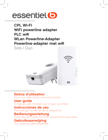 CPL Filaire ESSENTIELB DUO 1200 Mbps