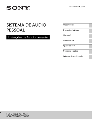 Sony RDH-GTK37iP Docking Speaker User Manual | Manualzz