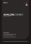 blossom-ic AVALONCOMBO+ Assembly Instructions Manual