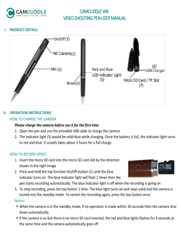 CamCuddle W8 User Manual | Manualzz