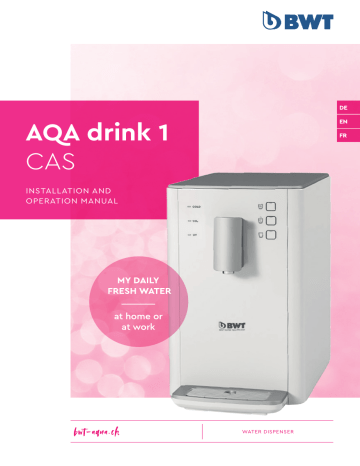 BWT AQA Drink 1 CAS Installation And Operation Manual | Manualzz