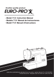 EURO-PRO 7131 Sewing Machine Manual: AI Chat &amp; PDF