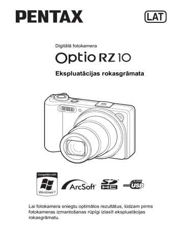 Pentax Optio RZ10 Digital Compact Operating Guide | Manualzz