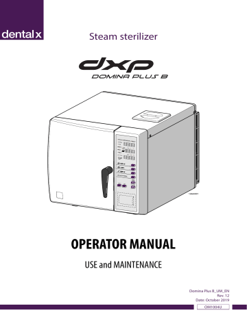 Dental X Dxp DOMINA PLUS B Operator's Manual | Manualzz