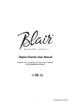 Blair Digital Chanter User Manual