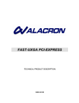 Alacron FAST-UXGA Technical Product Manual